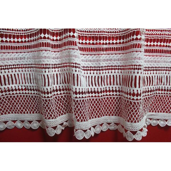 Apparel Accessories Chemical Lace Fabric Water Soluble Embroidery lace fabric in Different Color