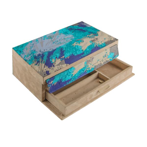 Организатор перемещения украшений MDF деревянный персонализировал случай ювелирных изделий перемещения