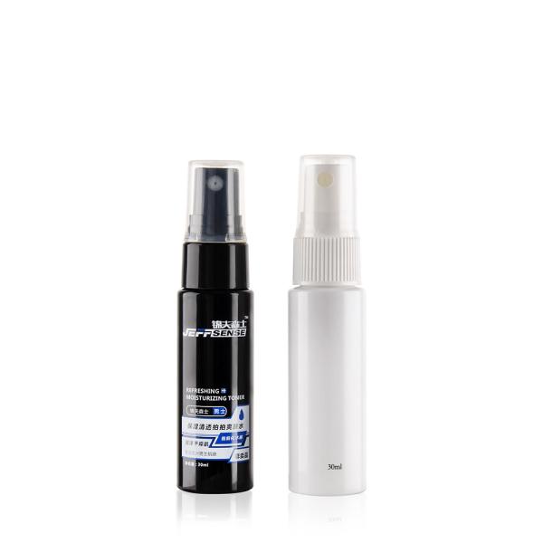 O pulverizador plástico pequeno do ANIMAL DE ESTIMAÇÃO amigável de Eco engarrafa 1 onça 30 ML com tampão seguro