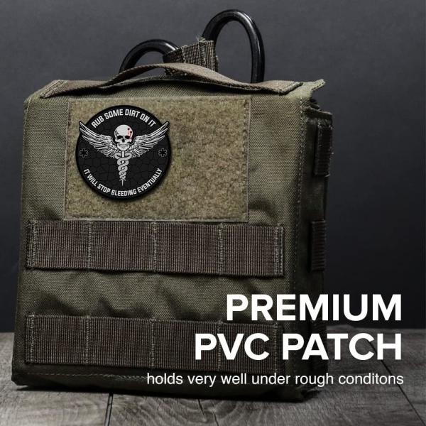 Tactical Patch, Morale Patch, EMT Patch, Funny Patches, Rubber Patches Manufacturer Custom Soft Rubber Embossed Patch Hook And Loop PVC Patches For Clothing