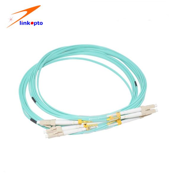 OM3 MPO Multi Mode Fiber Optic Accessories 12 Cores 10 Meters Mpo Fiber Cable