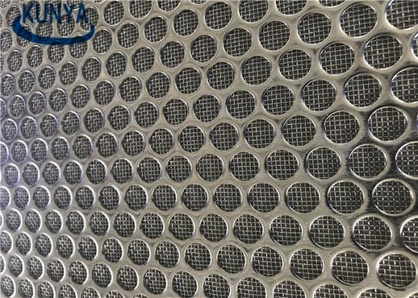 100 Micron 8mm Perforated Metal Welding Mesh Cloth 400mm Round Metal Discs