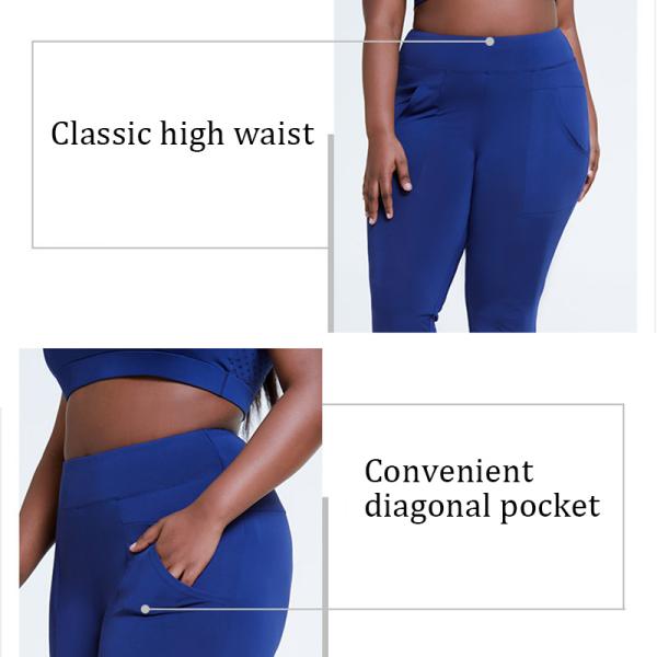 Peach Hip Lifting Large Size Yoga Pants L - 4XL Womens Nude Sport Tight