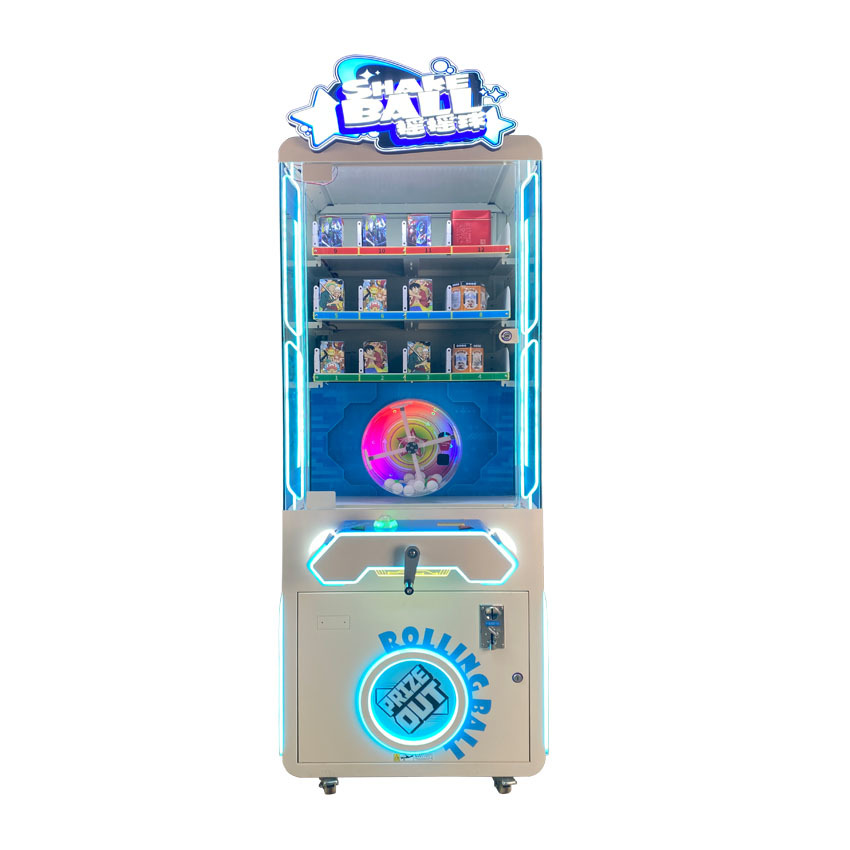 Customizable Rolling Ball Prize Machine, Eye-catching for Retail Amusement Zone