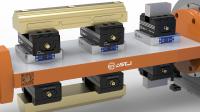 Morsa preta de 5 eixos CNC de troca rápida de 3 eixos material de aço