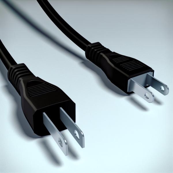 16AWG US Power Cable 2Prong Salt Lamp Power Cord With E12 E14 E26 E27