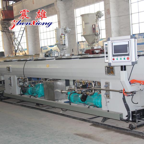 HDPE Plastic Pipe Machine 2 - 5m / Min Gas Water Pipe Plastic Pipe Production Line