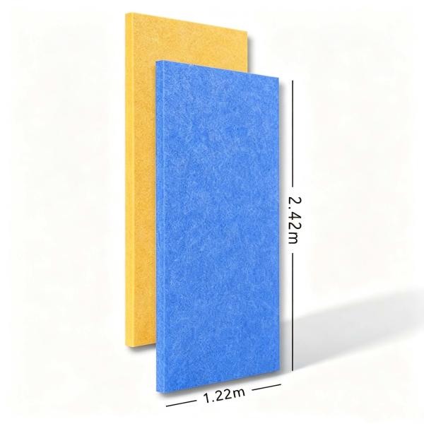 Polyester Acoustic Sound Panels Formaldehyde Free Sound Insulation for School Studio