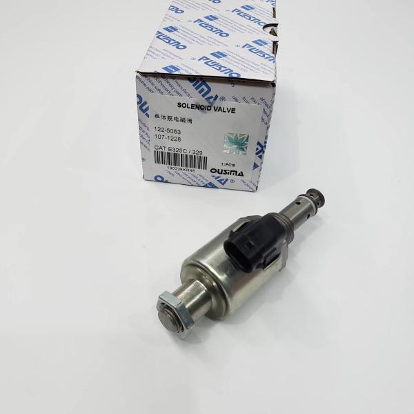 Válvula de solenoide da bomba de óleo 107-1228 de OUSIMA 122-5053 para Caterpillar E325C 329C