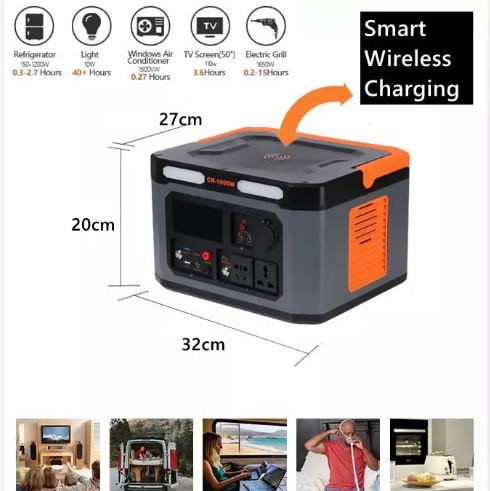 MPPT Emergency Outdoor Camping Home Portable Solar Power Station Lifepo4 Electric 500W 1000w 1600W 2000W Solar Generator