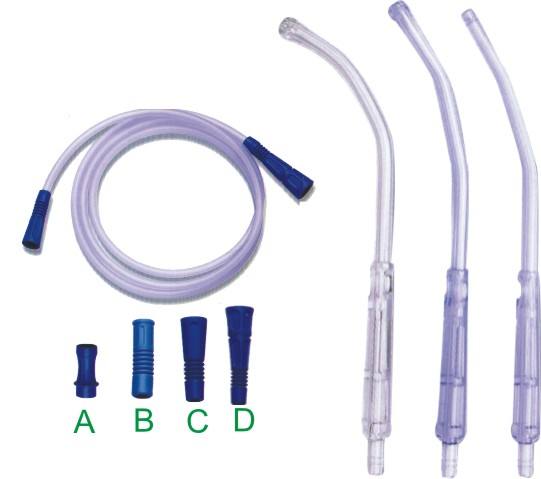 Handle Sterile Disposable Endotracheal Tube Yankauer Suction PVC Material