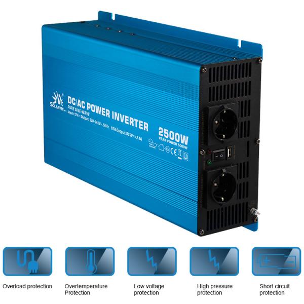 Véritable inverseur pratique de puissance d'onde sinusoïdale, inverseur en