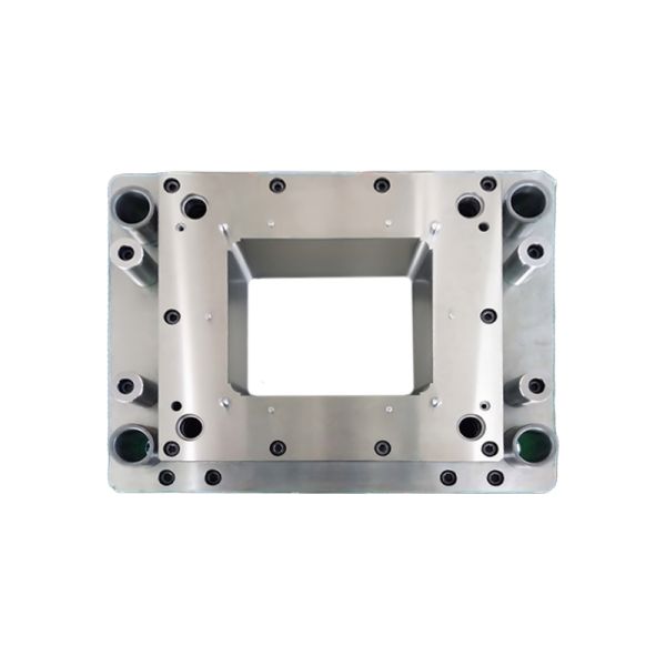 Estampación progresiva de metal OEM DC04 para deflector de horno microondas, prensa de estampado pequeña