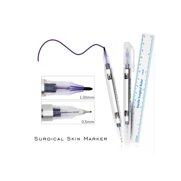 Manufacturer Cosmetic Accessories Non-toxic tattoo makeup surgery marker gun eyebrow skin marker pen