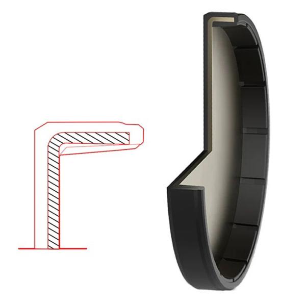 Joint de couvercle d'extrémité de la série EC pour vérin hydraulique, joints d'étanchéité en caoutchouc NBR, joint d'huile KSK, couvercle d'extrémité