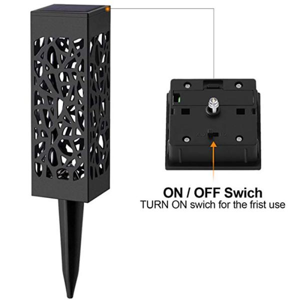 Solar Garden Light 1 Outdoor Waterproof Solar Lawn Light for Landscape Garden Pathway