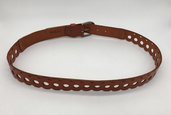 Кожа выреза персонализированная влиянием подпоясывает ширину 3.5cm с шить ручной работы