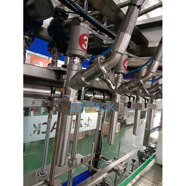 Automatic PET HDPE Bottle Filling Packing Machine For Cookie Oil Vegetable Oil