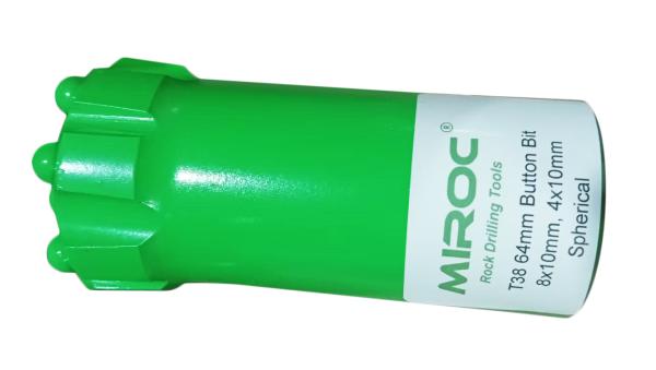 T38 64mm Mèche à bouton pour marteau perforateur de roche