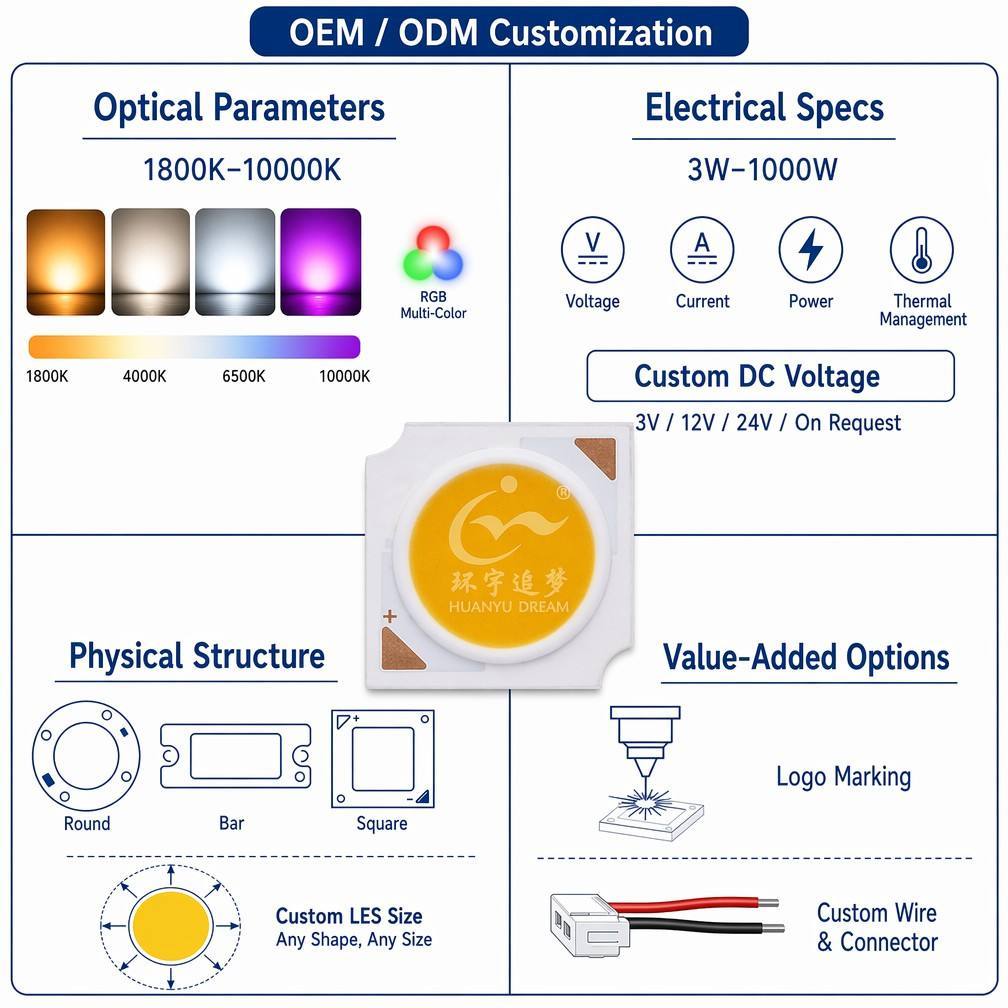 High Light Efficiency 1616 COB 150LM/W  24W 36-38V  LED CHIP Ra80 COB LED for Spot Lighting and Ceiling light