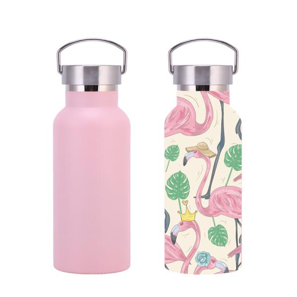 Double Layer 18/8 Stainless Steel Water Bottles Customized Logo