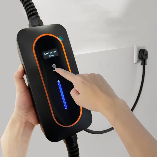 Portable Ev Charger 3KW 10A Type 2 Portable Ev Charging  UK Plug With 5m Charging Cable and  LED Display  Product Description    15.jpg16.jpg  Product name Portable Ev Charger 3KW 10A Type 2 Port