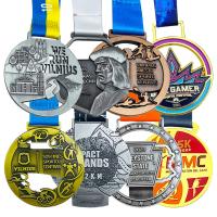 Médaille métallique 3D pour le basket-ball
