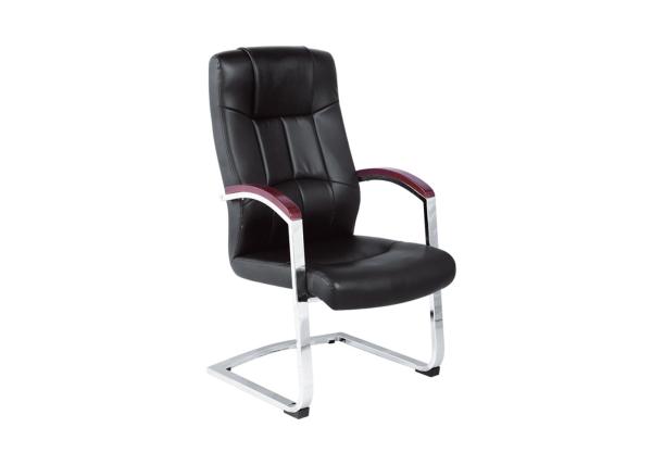 Padded Leather Ergonomic 1050 MM Office Staff Chairs