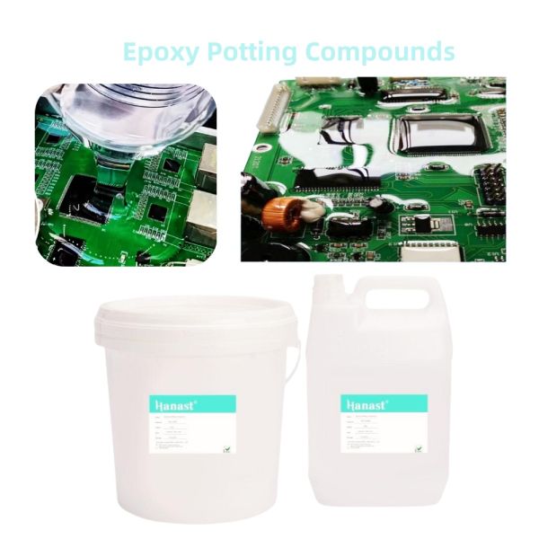 High Transparency Epoxy Potting Compound For Electronics 2:1 Self-Leveling AB Glue, Ideal For LED Modules, Sensitive Components & High Voltage Insulation