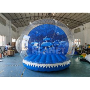 13-футовое рождественское украшение на открытом воздухе в помещении романтический снежный шар снежный ком надувной снежный шар с метелью