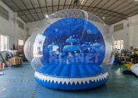 13 pés decoração de natal ao ar livre interior romântico globo de neve bola de neve globo de neve inflável com neve soprando