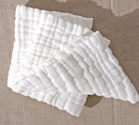 Medical washing gauze 6 layer 100% cotton baby handkerchief saliva tissue baby face towel