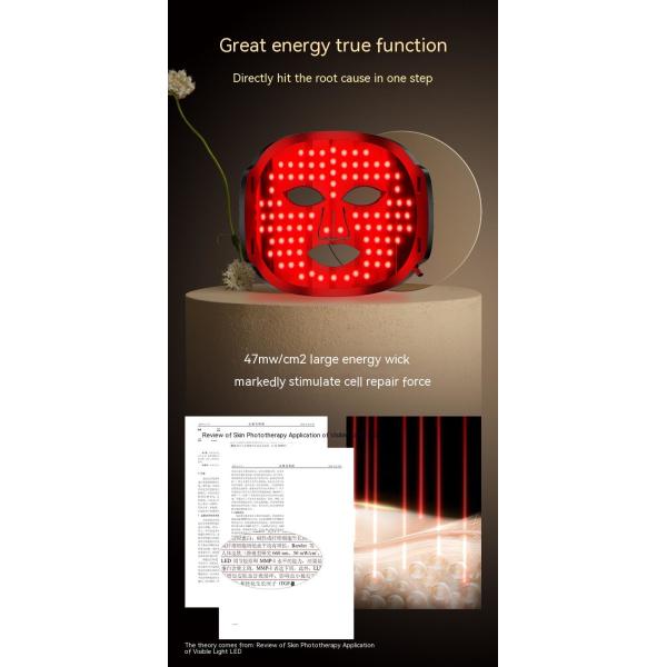 Hight Quality Medical Beauty Led Mask with Led Light Therapy Face Mask Infrared Led Mask Silicone