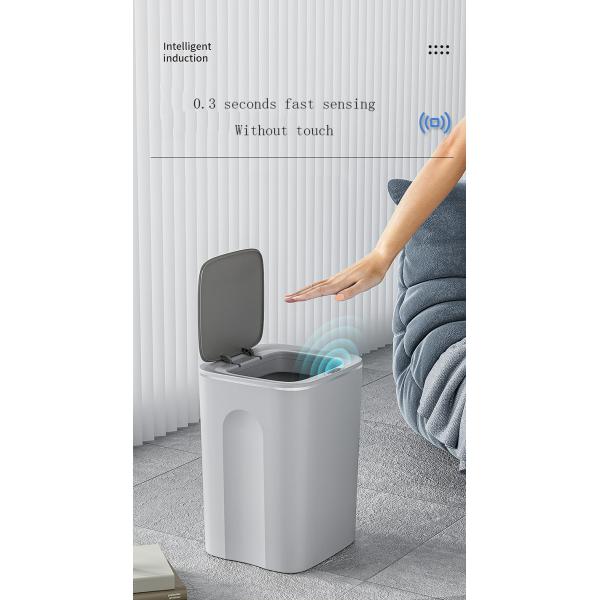 Smart Sensor Ipx5 Waterproof Trash Bin Small Plastic Touchless Trash Can
