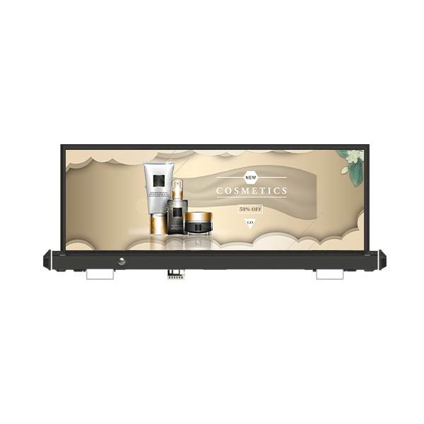 ODM 3.3mm Pitch Car Top Digital Billboards 9V - 36V Car Top Advertising Billboard