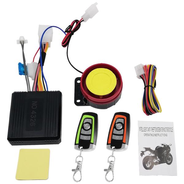9V-14V Two Way Motorcycle Alarm , 150m Bike Theft Alarm System