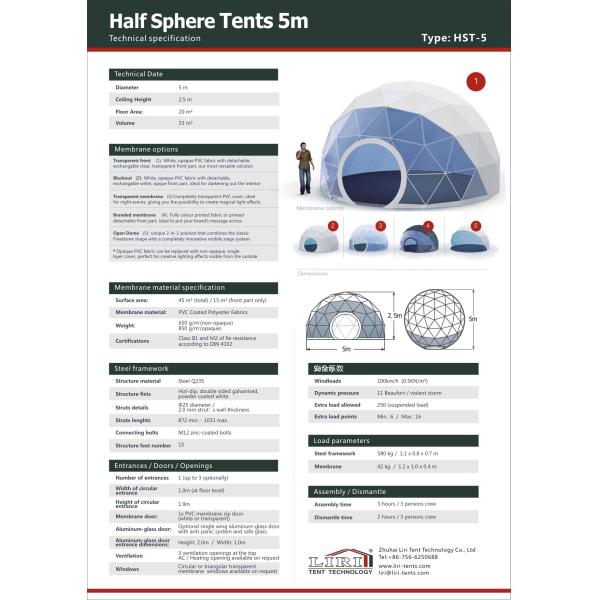 Сталь и событие ПВК геодезическое придают куполообразную форму: шатер для фестиваля пива, шатер купола укрытия гео