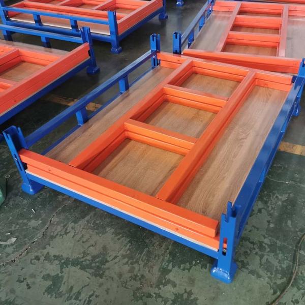 Customizable Heavy Duty Metal Pallet Bins Grid Material Box For Industrial
