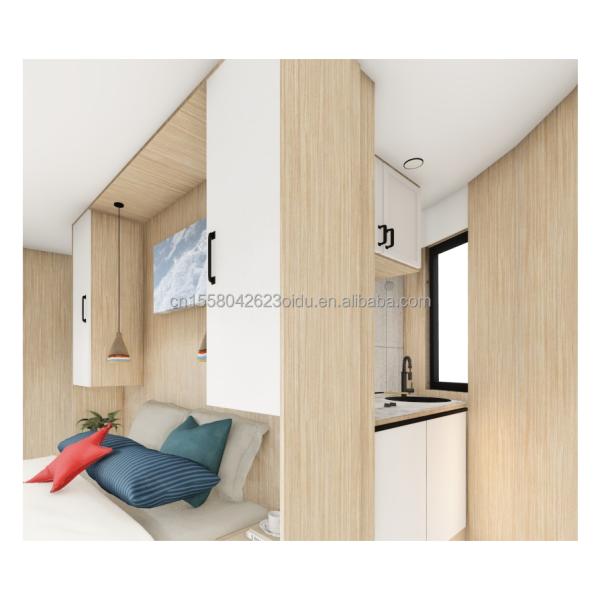 Galvanized Steel Square Tubes Structure Wooden Round House CE Luxury Modern Container House with Aluminum Alloy Windows