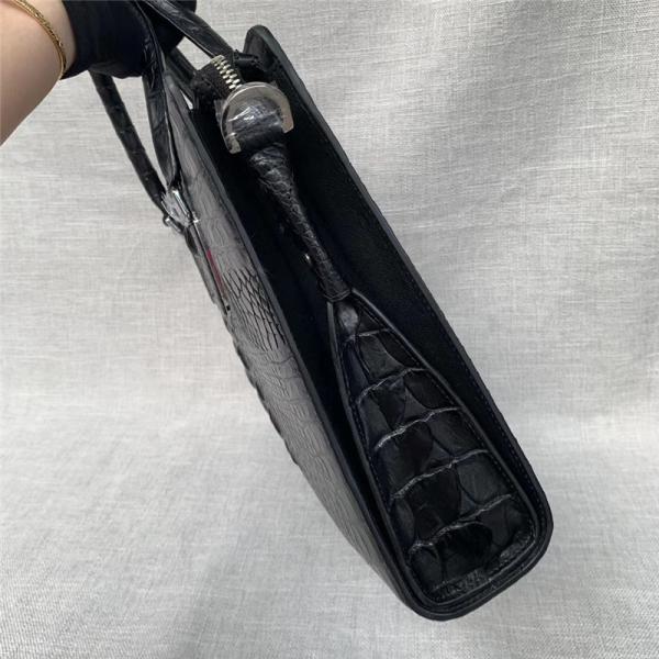 Authentic Crocodile Skin Businessmen Laptop Briefcase Genuine Alligator Leather Male Large A4 Portfolio Handbag