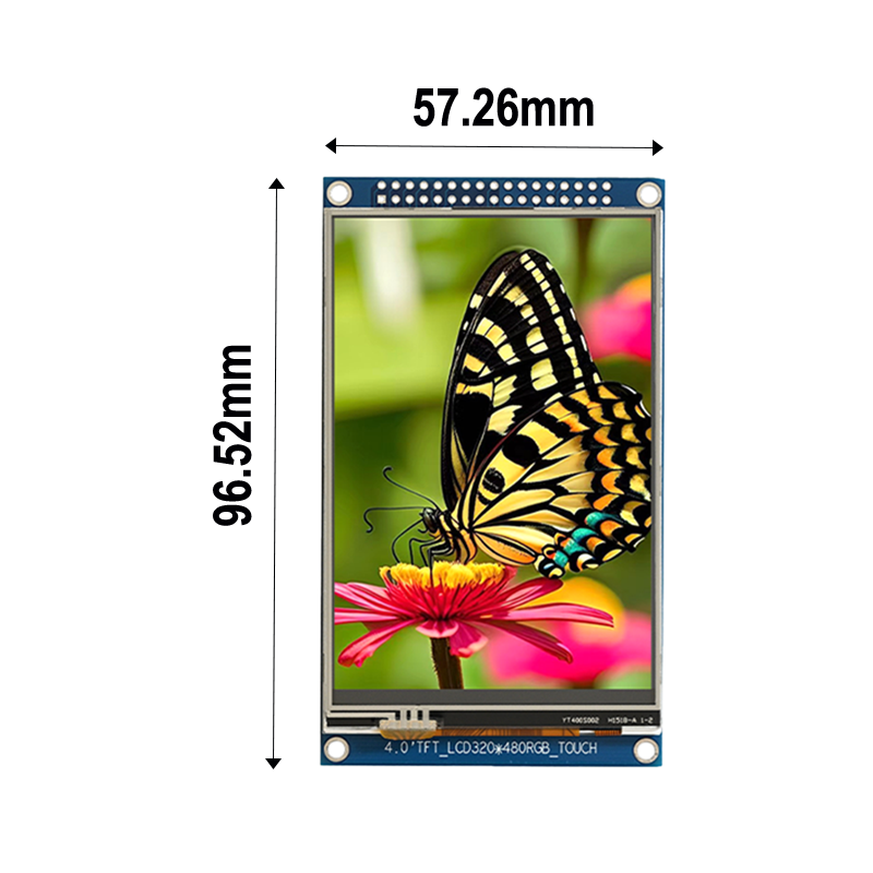 4.0-inch touch-enabled color screen with a 320 X 480 TFT LCD module, using the ILI9488 chip,segment lcd display,segment lcd