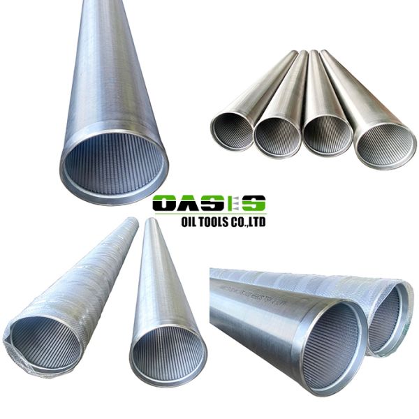Wire Wrapped Screen 304L Stainless Steel Sand Control Screen with Welded or Threaded End Connections for Secure and Well Installations