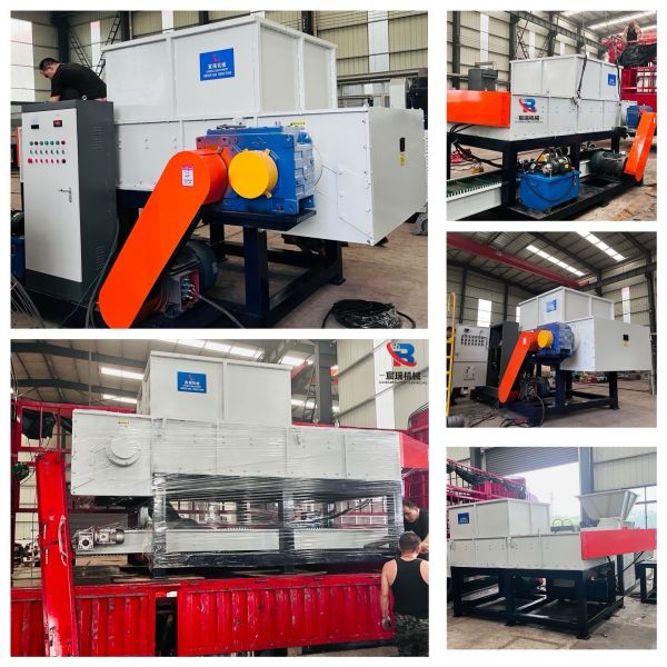Heavy Duty Single Shaft Shredder for Non-woven Fabric Carpet Leather