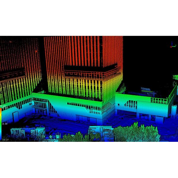 Мобильное картографическое решение SLAM LiDAR Geosun GS-100G Сбор 3D-данных для зданий GNSS INS LiDAR Slam Combination