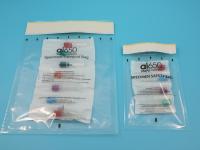 Sac de transport de spécimens en plastique Ldpe Ziplock 95kpa Trois couches de sac dentaire kangourou Transparent
