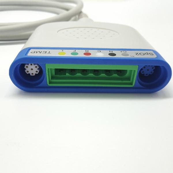 Drager Siemens Multimed Pod 16 Pin TPU 6 Lead Ecg Cable