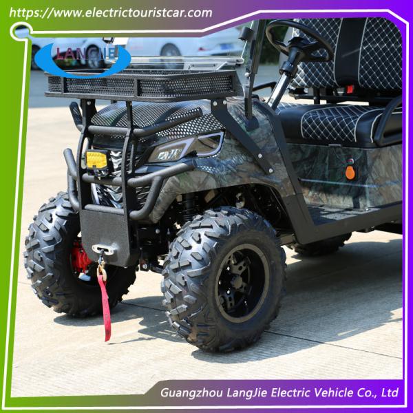 4 Wheels Electric Golf Cart Car With Golf Bag Rack 5KW Electric Scooter Golf Buggy