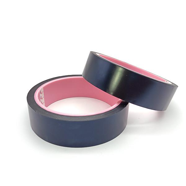 O filme do Polyimide suportou a resistência térmica adesiva do silicone preto fino da fita de máscara