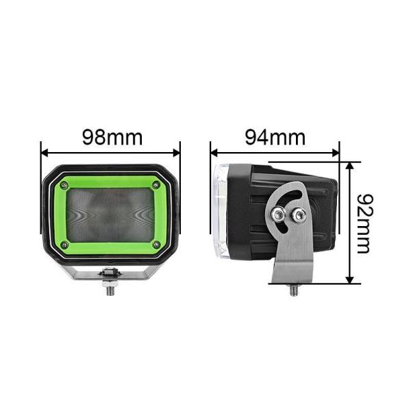 Diecast Aluminum Housing Forklift Safety Lights 60W Warehouse Safety Lights IP67