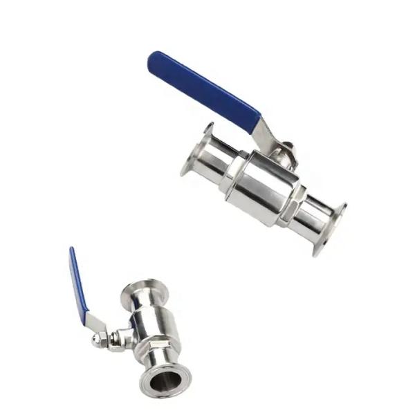 Steel Sanitary Valve Quick Card Ball Valve for DIN 3A Stainless Steel 304 316